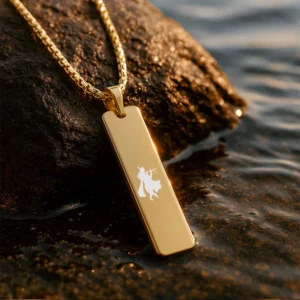 Krishna Mini Tag Necklace